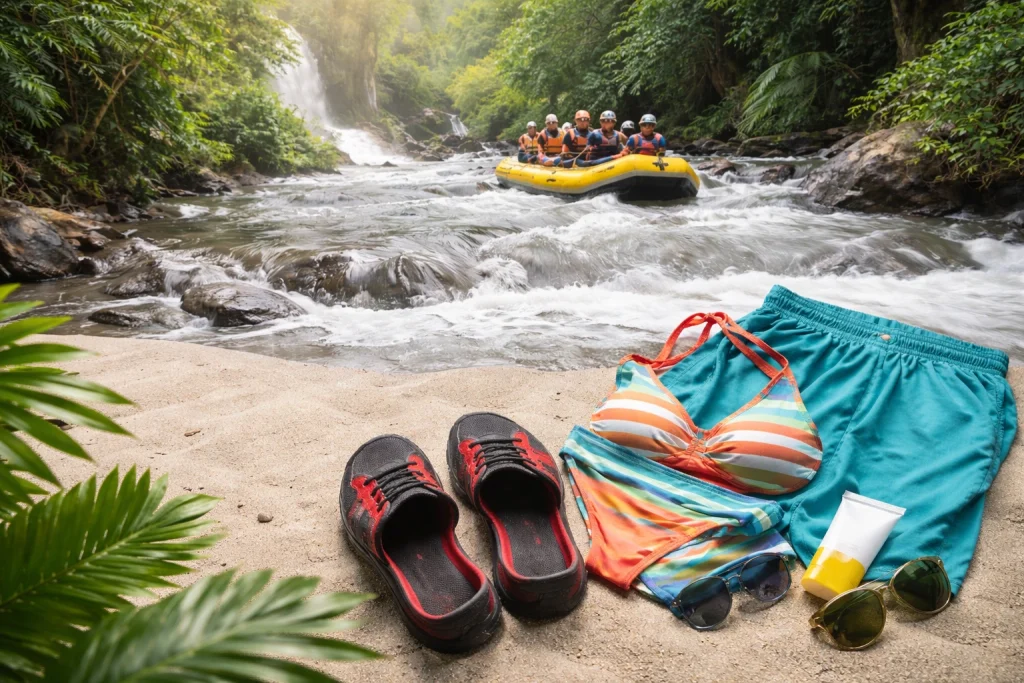 what to wear rafting in bali
